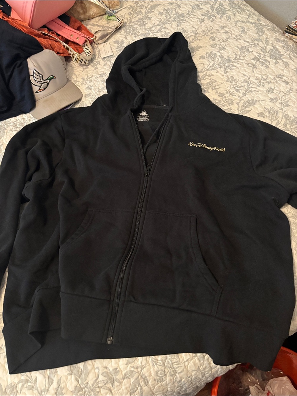 Disney Black Walt Disney World Zip-Up Hoodie